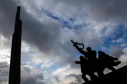 Befreiung von der deutschen Besatzung: Sowjetisches Denkmal in Riga, Lettland