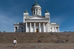 Wahrzeichen von Helsinki: Der Dom im Zentrum der Altstadt